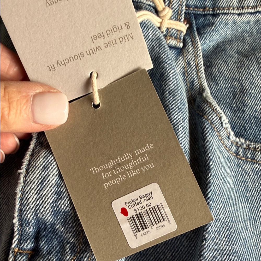 Oliver Logan Parker Mid-Rise Straight Leg Jeans - Light Blue - Picture 4 of 15